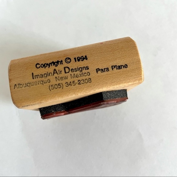 Paraplane Powered Parachute Rubber Stamp Crafting - Picture 3 of 6